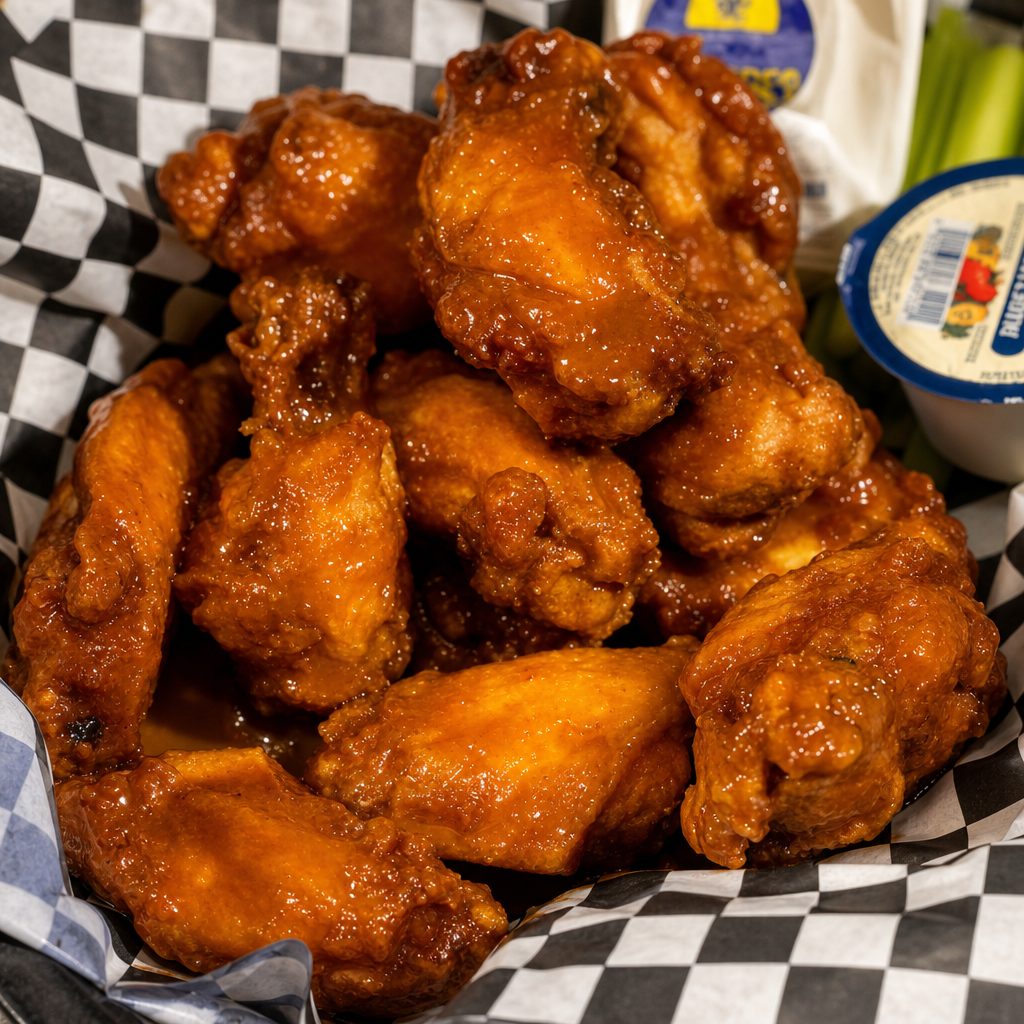 6 pc wings.