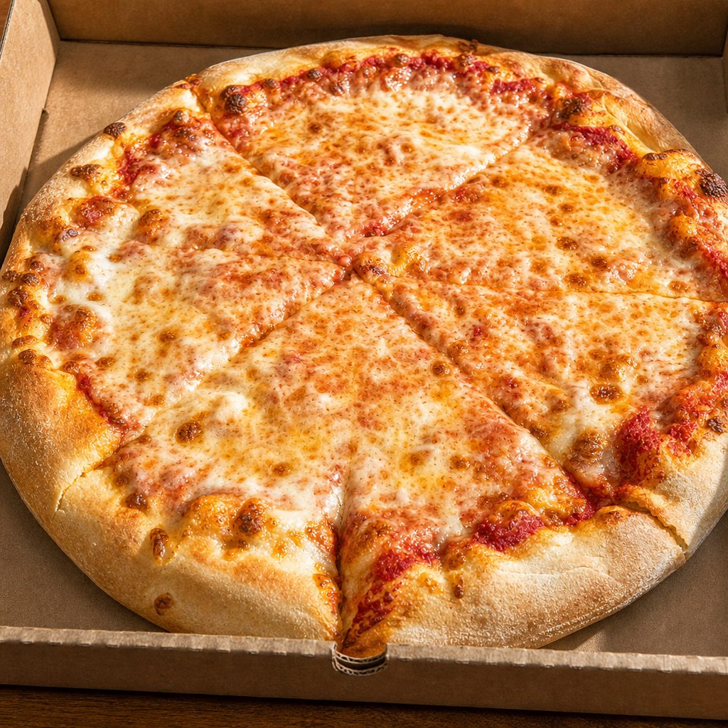 Small cheese Pizza.